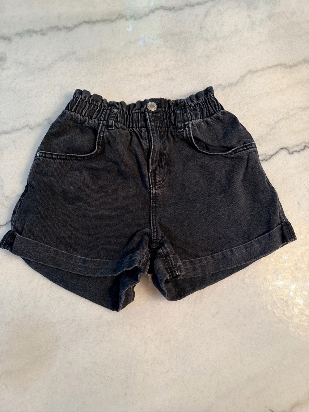 Zara Girls Paperbag Shorts